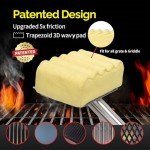 XUDAKAIXIN Bristle-Free Grill Brush with Wavy Pad