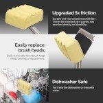 XUDAKAIXIN Bristle-Free Grill Brush with Wavy Pad