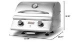 Blaze 21-Inch Portable Electric Grill - 1500 Watt