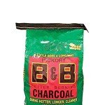 B&B Charcoal Hickory Lump Charcoal for Grilling