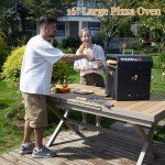 PIZZELLO 4-in-1 Outdoor Wood Fired Pizza Oven