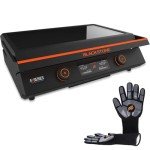22" Nonstick Electric Griddle with Lid for BBQ