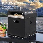 PIZZELLO 4-in-1 Outdoor Wood Fired Pizza Oven