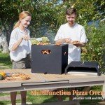 PIZZELLO 4-in-1 Outdoor Wood Fired Pizza Oven
