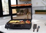 22" Nonstick Electric Griddle with Lid for BBQ