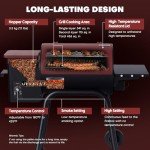 Jocoevol Electric Wood Pellet Grill & Smoker