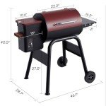 Jocoevol Electric Wood Pellet Grill & Smoker