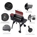 Jocoevol Electric Wood Pellet Grill & Smoker