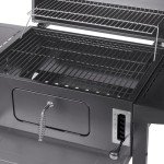 Royal Gourmet 24" Charcoal BBQ Grill with Side Tables