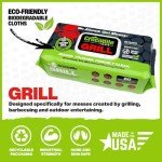 Crocodile Cloth BBQ Cleaning Wipes with Aloe