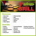 Crocodile Cloth BBQ Cleaning Wipes with Aloe