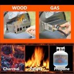 Portable Multi-Fuel Outdoor Pizza Oven with Accessories