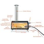 Portable Multi-Fuel Outdoor Pizza Oven with Accessories