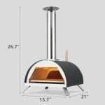 Portable Multi-Fuel Outdoor Pizza Oven with Accessories