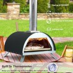Portable Multi-Fuel Outdoor Pizza Oven with Accessories