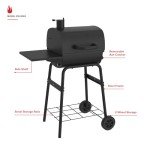 Nexgrill 17.5" Charcoal Grill with Side Shelf
