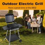 Tesslux 1500W Outdoor Electric Grill & Griddle