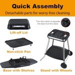 Tesslux 1500W Outdoor Electric Grill & Griddle