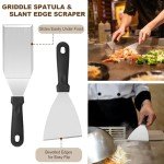 14-Piece Griddle Accessories Set for BBQ Grills