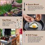 14-Piece Griddle Accessories Set for BBQ Grills