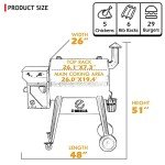 Z GRILLS 8-in-1 Wood Pellet Grill & Smoker