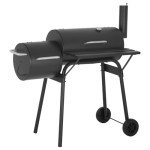 43-Inch Portable Charcoal BBQ Grill for 10