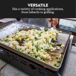 Portable 3-Burner Propane Flat Top Grill