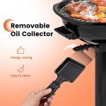 Costway 1600W Portable Electric BBQ Grill