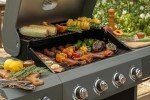 Megamaster 4-Burner Propane Gas Grill with Tables