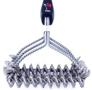 Kona Bristle-Free BBQ Grill Brush – Rust Resistant