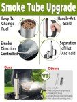 Portable Pellet Grill Smoke Tube for Hot/Cold Smoking