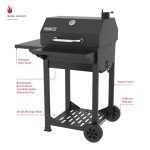 Nexgrill 22" Charcoal Grill with Side Shelf