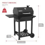 Nexgrill 22" Charcoal Grill with Side Shelf