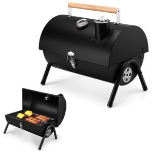 Joyfair Portable Charcoal Grill with Thermometer