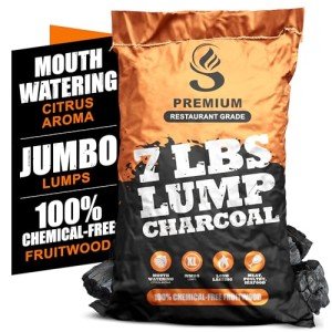 Premium Jumbo Lump Charcoal for BBQ Grilling