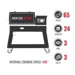 recteq Patio Legend 400 WiFi Pellet Smoker Grill