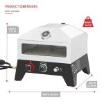 Nexgrill Portable Gas Pizza Oven for Outdoor Cooking