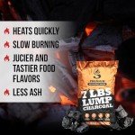 Premium Jumbo Lump Charcoal for BBQ Grilling