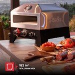 Nexgrill Portable Gas Pizza Oven for Outdoor Cooking