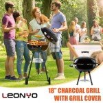 Leonyo 18-Inch Portable Charcoal Kettle Grill