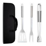Stainless Steel 3-Piece BBQ Grill Tool Set