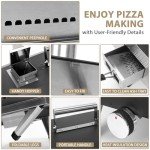 Portable Wood Pellet Pizza Oven - 12" Rotating Stone