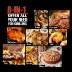 Z GRILLS 8-in-1 Wood Pellet Grill & Smoker