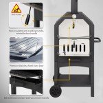 Dawmilon Outdoor Wood Fired Pizza Oven Set