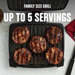 George Foreman® 5-Serving Submersible Grill - Black