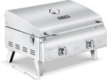 Lifemaster Portable Stainless Steel 2-Burner Gas Grill