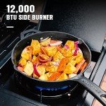 Master Cook 4-Burner Propane Gas Grill with Side Burner