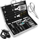 Deluxe 35-Piece BBQ Grilling Tools Set