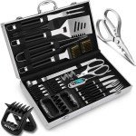 Deluxe 35-Piece BBQ Grilling Tools Set