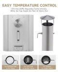 CO-Z Portable Wood Fired Pizza Oven 12 Inch